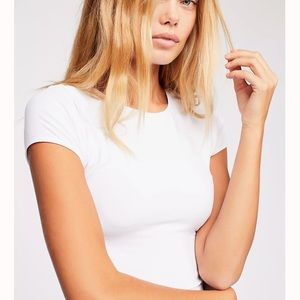 FREE PEOPLE | ✨NWOT✨ Cap Sleeve Seamless Cami in White